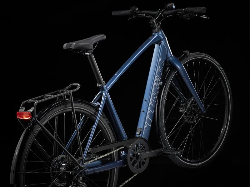 Trek Fx+ 2 Mulsanne Blue Electric Hybrid Bike-2